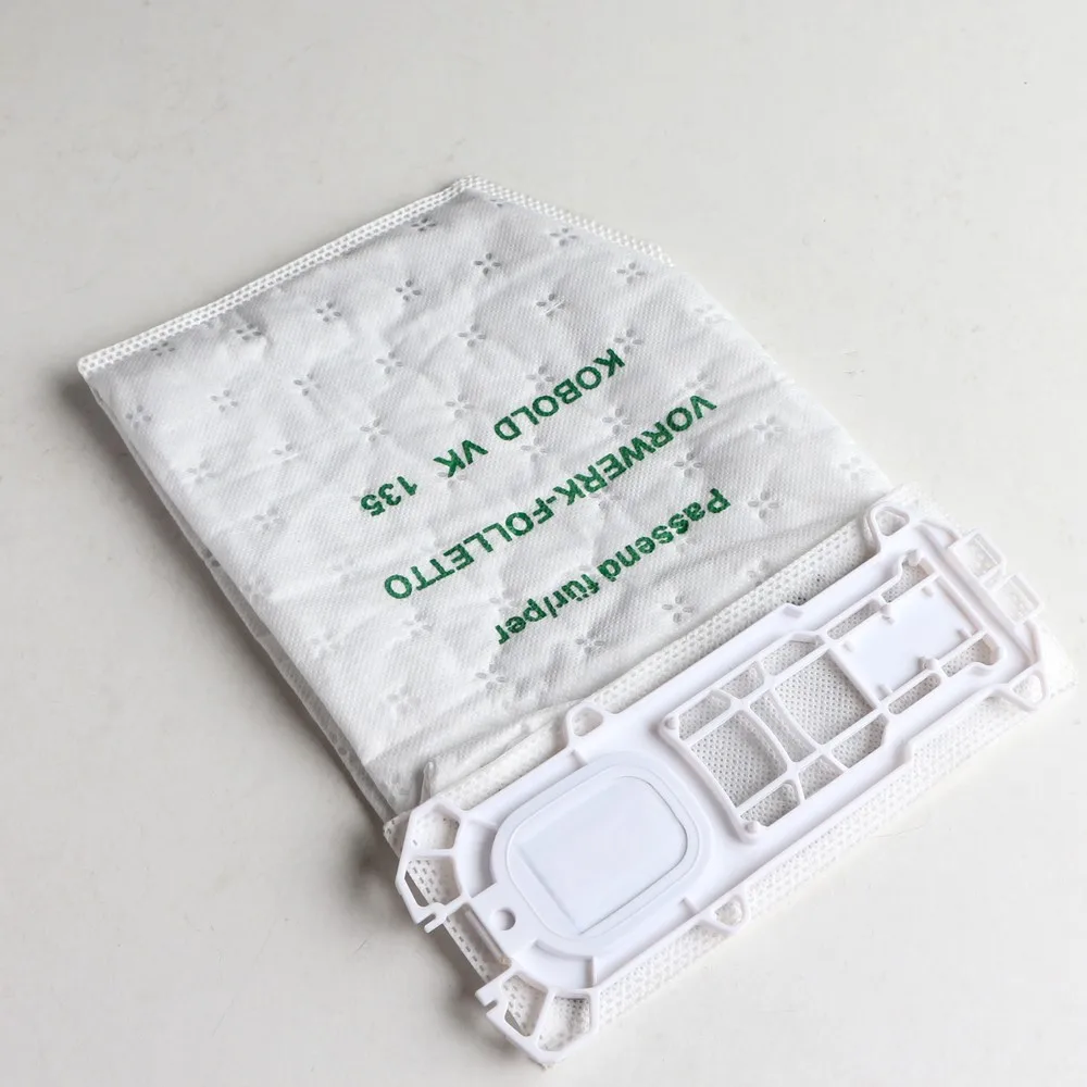 

Vorwerk 135 136 Nonwovens fabric Vacuum cleaner Air Filter Fabric bag, White