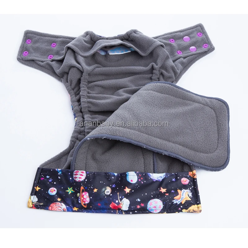 

Wholesale In Stock Bamboo Charcoal Pocket Cloth Nappy With Double Gussets Reusable Baby Ai2 Cloth Diapers