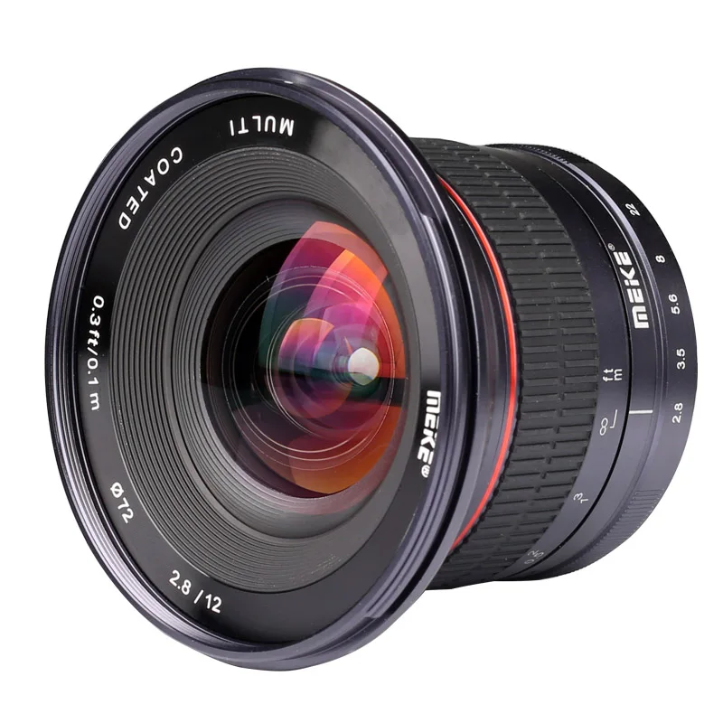 

Meike MK-12mm f2.8 Wide Angle Manual Focus Lens for Canon/Nikon/Sony/Fuji/M4/3 Mirrorless Camera