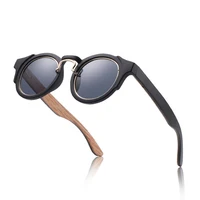 

Wholesale custom small round bamboo wood sunglasses