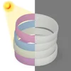 OEM Custom Sensitive beach bracelet with UV color changing