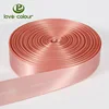 Guangzhou factory custom polyester printable satin label ribbon