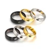 2019 new fashion crown pattern silver stainless steel King Queen letter simple romantic gifts jewelry ring