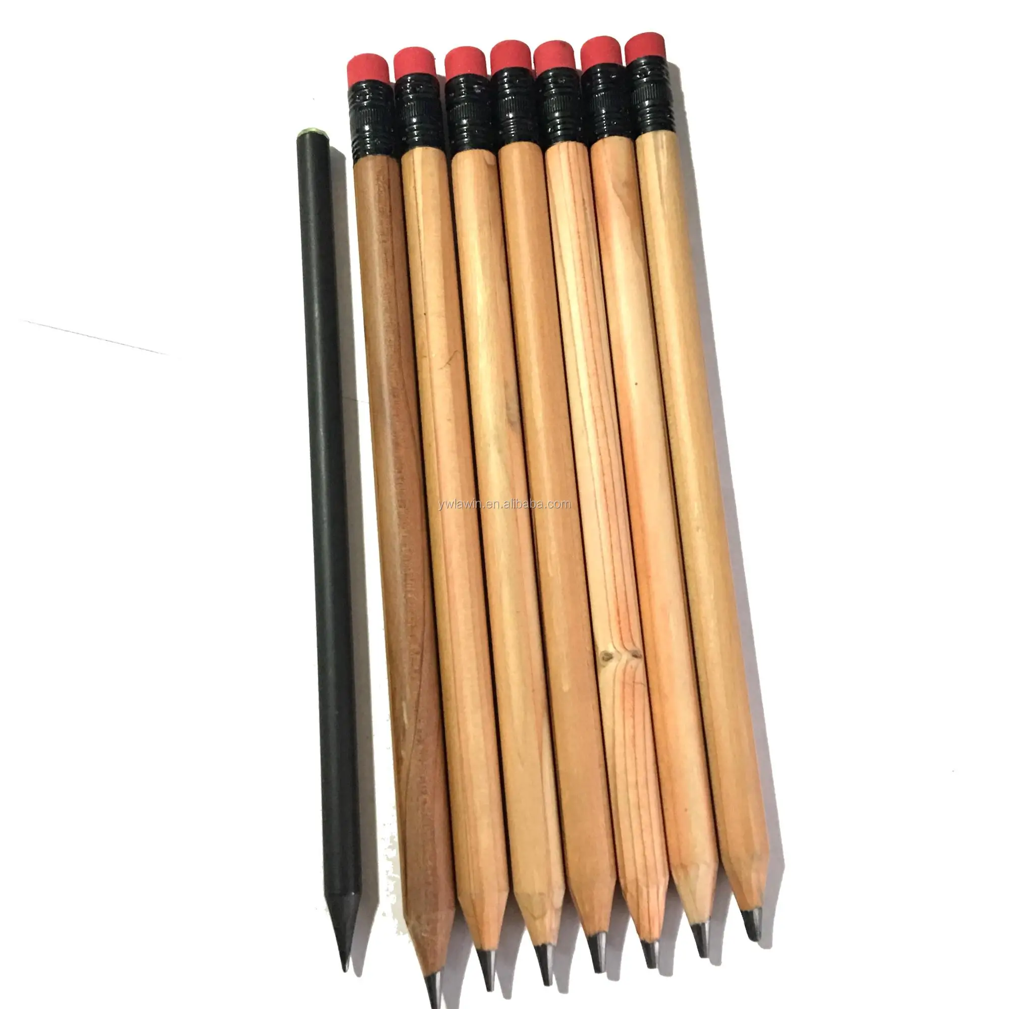 Natural Wood Round Carpenter Jumbo Pencils With Eraser Buy Round Carpenter Pencils,Natural