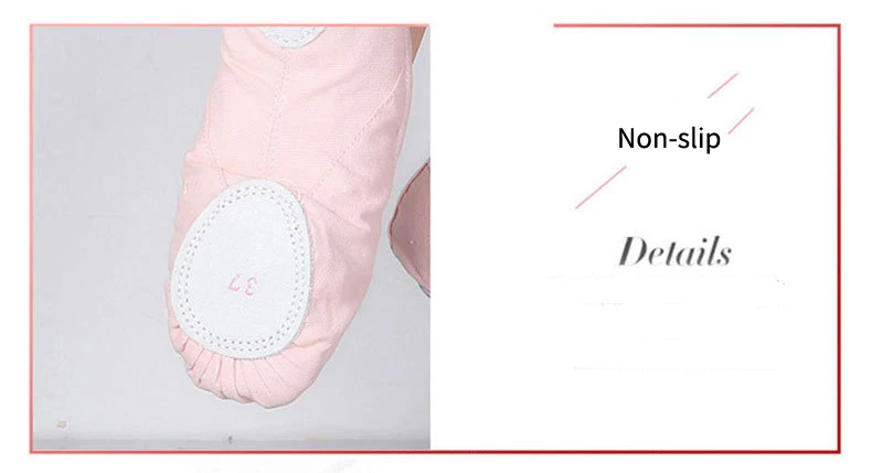 Children's Dance Shoes Boutique Soft Bottom Ballet Practice  Ballet Pointe Canvas Soft Shoes