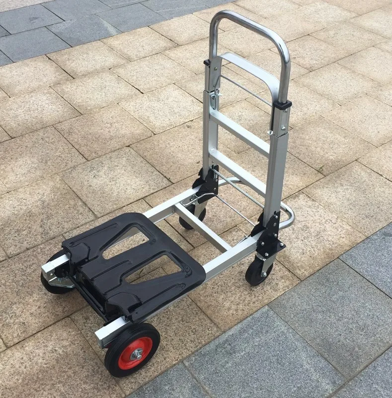 Multifunctional Aluminum Alloy 4 Wheels Haevy Goods Transportation Tool