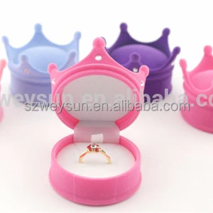 Princess Romantic Crown Jewelry Storage Box Marry Wedding Supply Valentine's Day Neccessary For Ring Earrings Necklace