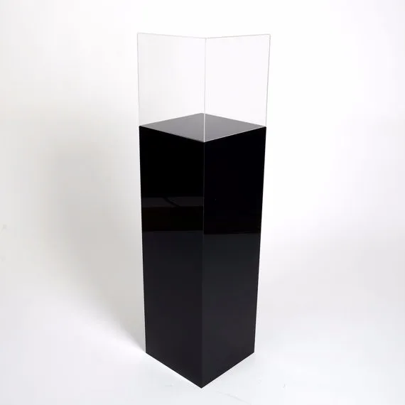 Factory Customized Deluxe Clear Acrylic Display Case / Plinth/stand