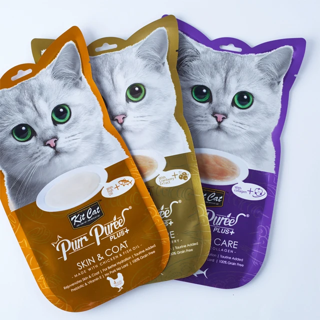 Soft Cat Food In A Bag Zip Lock Aluminum Foil Bag Are Cat Food Pouches
