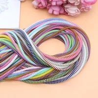 

3 lines for 1 piece rope protector Mobile phone earphone protection rope Colorful data cable protection rope