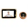 Wireless Wifi Smart 720P HD Peephole Video Doorbell Camera with IR PIR Alarm Cloud TF Storage Lithium Battery Retekess TS101