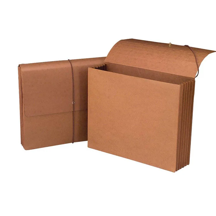 Custom A4/a5/b4/b5 Hardcover Paper Portfolio Cardboard Expanding File