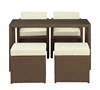 Wicker Outdoor Furniture Set Dining Table and Chair Garden Patio Setting