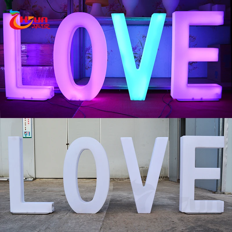 Color Changing Led Lighting Alphabet Letters,Beautiful Decorative