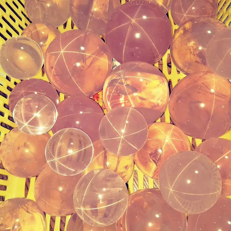 
Wholesale natural large star light rose quartz crystals balls stone sphere 