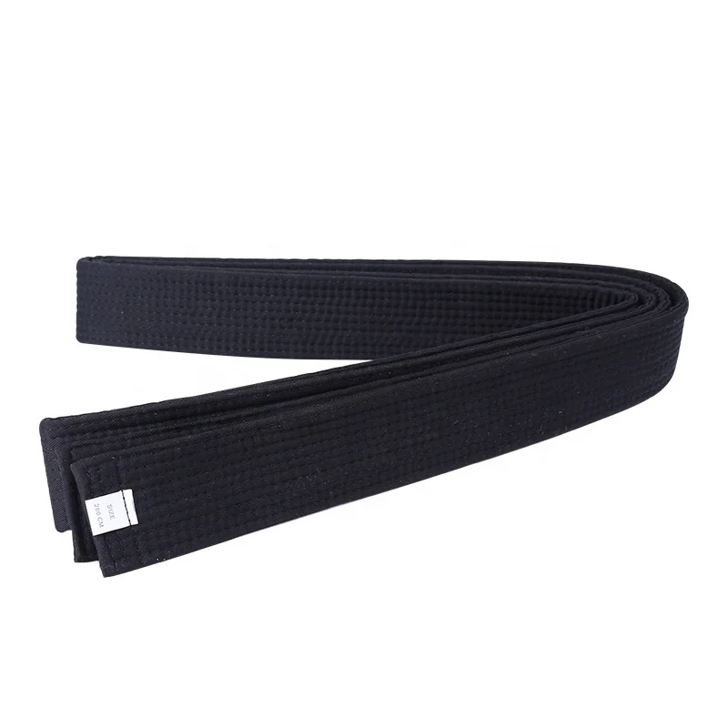 

High quality cotton karate martial arts belts taekwondo black belt