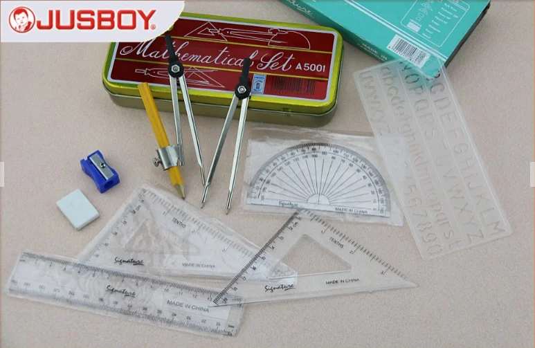 Kenya Market Customized A5001 Mathematical Set,Math Compass Box,Student