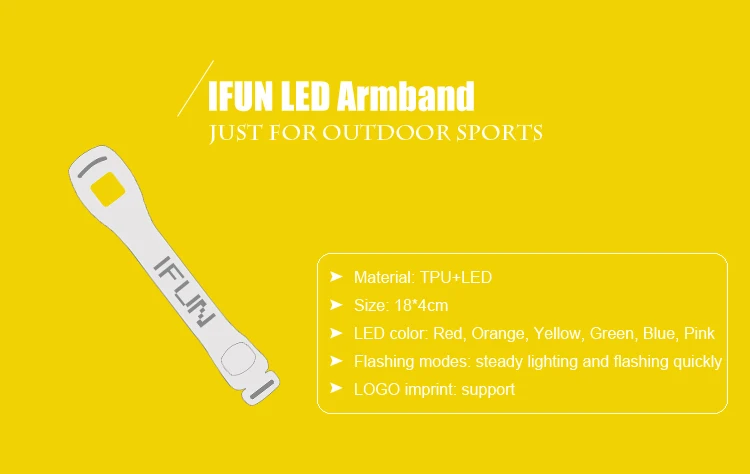 flashing led armband safety light
