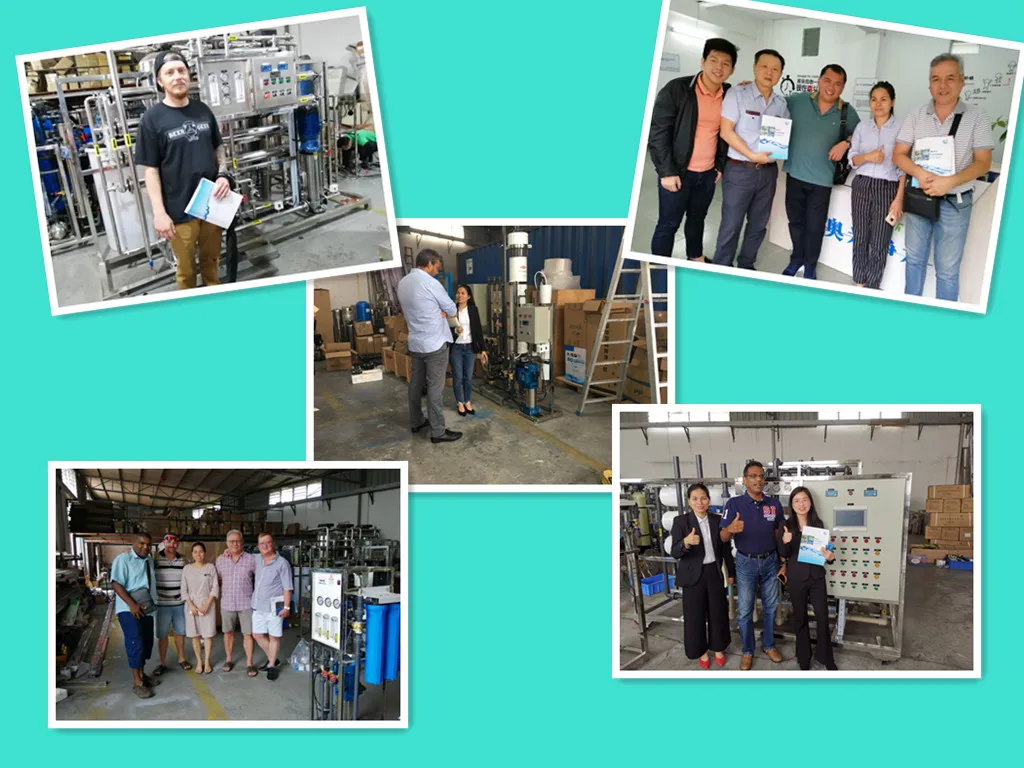 Industrial Reverse Osmosis Drinking Water Purification System / RO Pure Water Treatment Filtration Purification