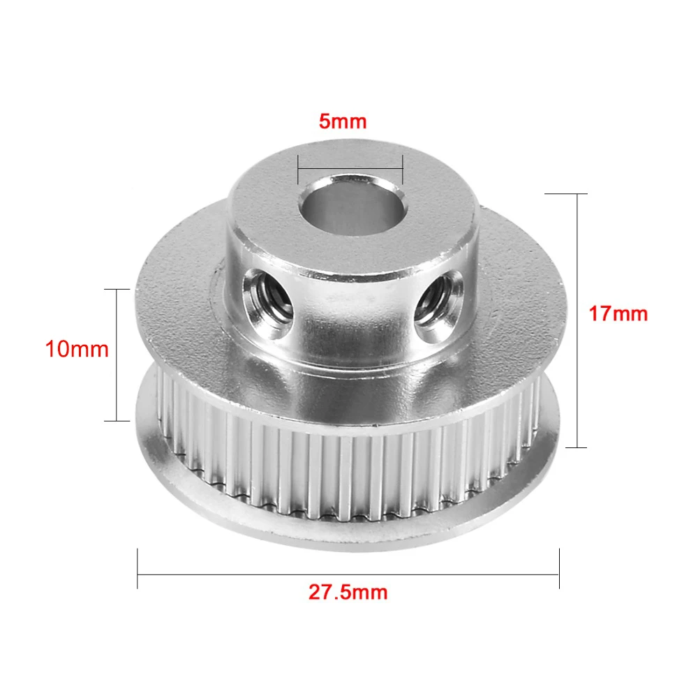 MXL 60 Teeth Aluminum Timing Pulley 6mm Timing Belt Pulley Synchronized Wheel for 6mm Belt