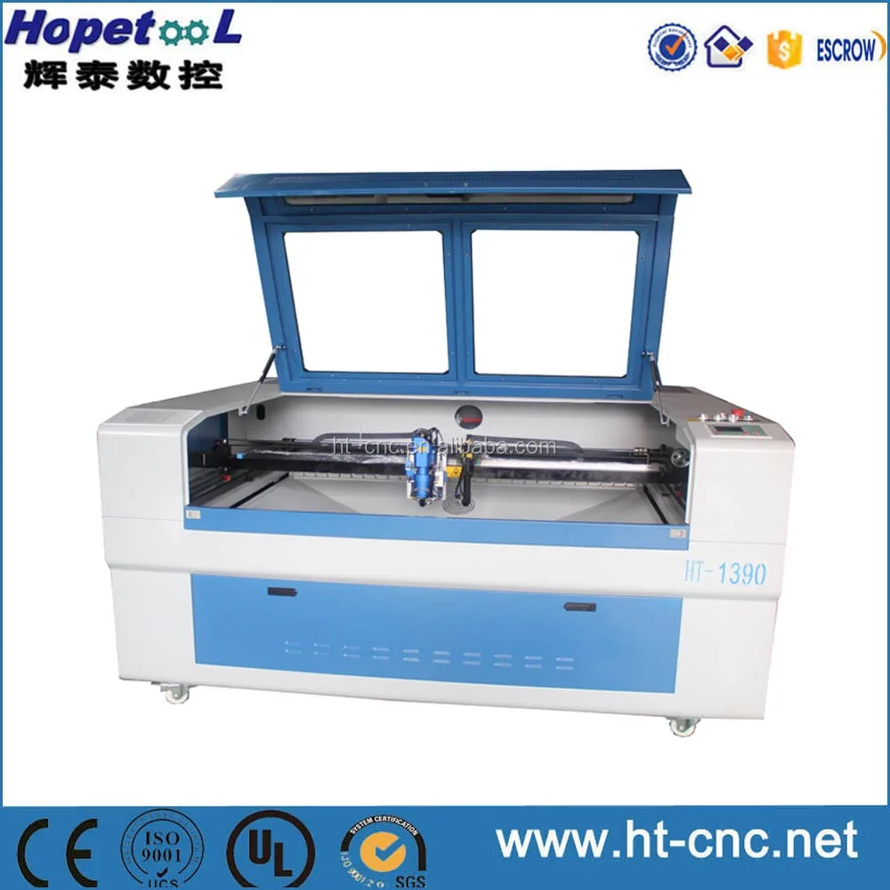 1390 Two Heads 150/180w/280/300w Co2 Wood Laser Cutting Machine Metal