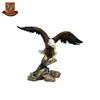 Sora eagle crafts nice home decoration fine polyresin figurine eagles