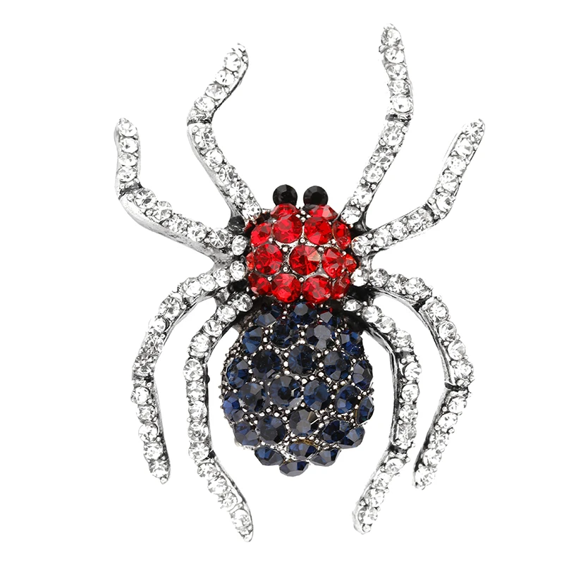 

Halloween Rhinestone Spider Brooches for Women Enamel Pins Small Insect Brooch Fashion Jewelry Halloween Brooches