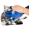 Pet Grooming glove Hair Deshedding Brush tools Comb Gloves For Cat Dog Finger Cleaning Massage