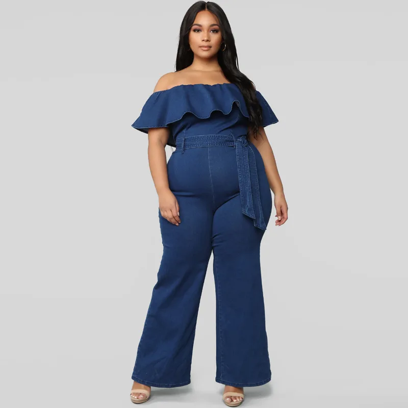 

plus size jeans jumpsuit xxxl 2019 jeans jumpsuit ladies
