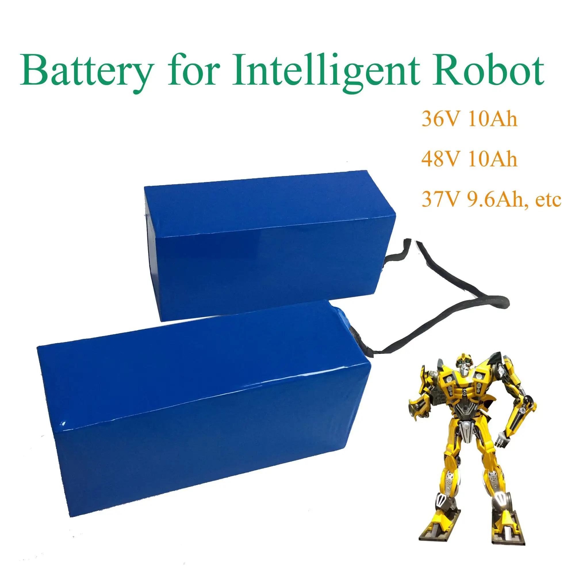 Intelligent Mobile Robot Battery Rechargeable 18650 36v 10ah Robot Li