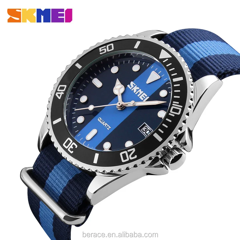 

Skemi Men's Stainless Steel 24 hr Multifunction Quartz Sports Watch