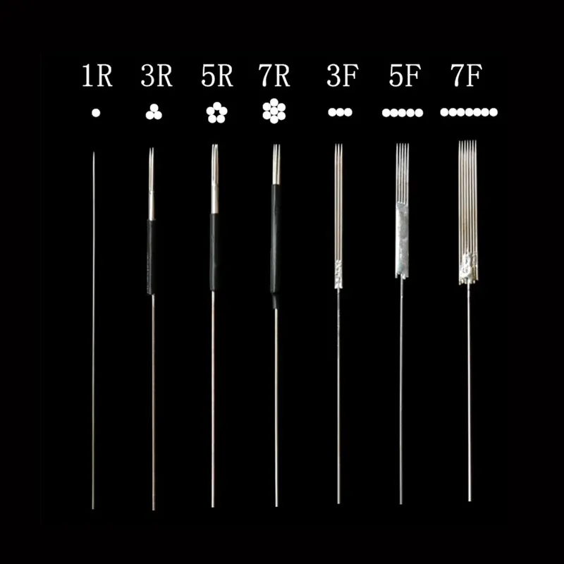 Traditional Needles Microblading Sterilized Disposable Tattoo Needle 1r 3r  5r 5f 7f For Permanent Makeup - Buy Tattoo Needle,Tattoo Traditional Needle,Microblading  Blade Product on 