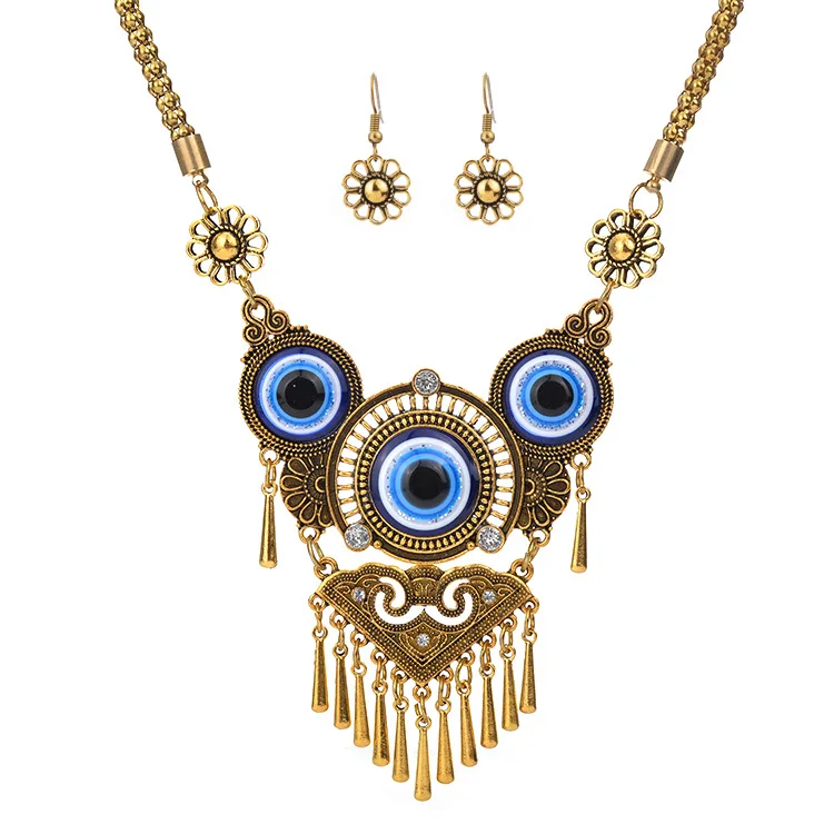 

Vintage Newest Multilayer Maxi Statement Heavy Necklace, N/a