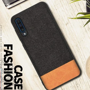 Mobile Phone Cover For samsung galaxy A50 Leather Cloth Case
