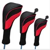 3pcs per set Long Neck Fits All Fairway Driver and wood golf Club headcovers