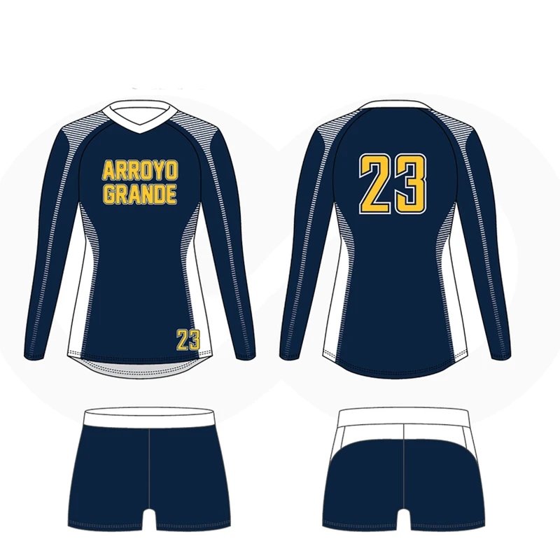Customized Sublimation Womens Long Sleeve Volleyball Jerseys Buy
