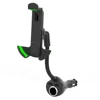 Multi-function Handsfree Car charger holder Cigarette Socket Dual USB 2.1A USB Charger With Gooseneck Holder For Cellphone