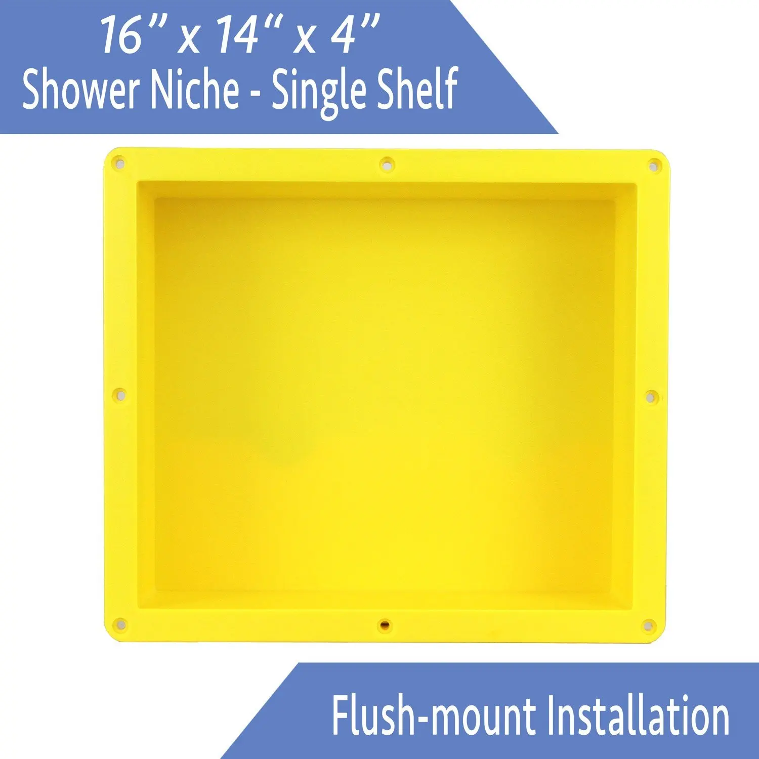 Uni-Green Ready For Tile Leak Proof 17" x 25" Recessed Double Shower Niche Shelf