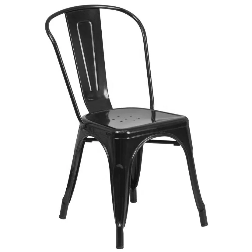 

Dining Side Chair industrial metal bistro chair metal chair