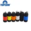 USB LED Mini Flashlight ABS LED Key Chain Cute LED Key Ring