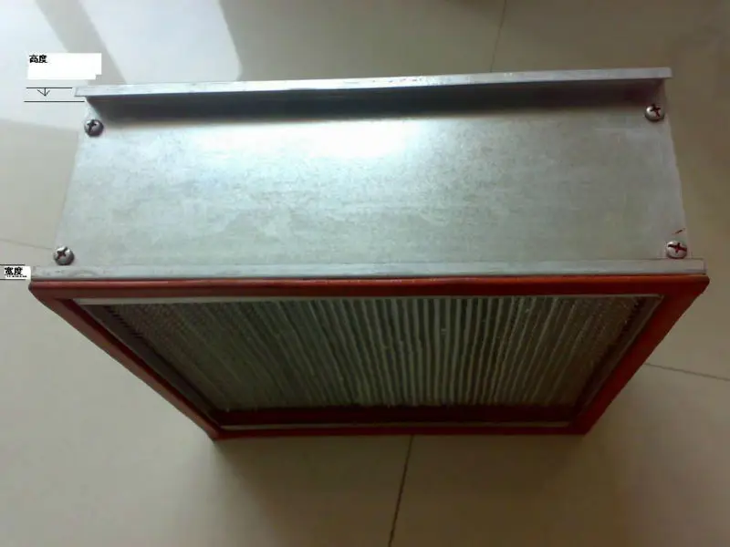 High temperature HEPA filter