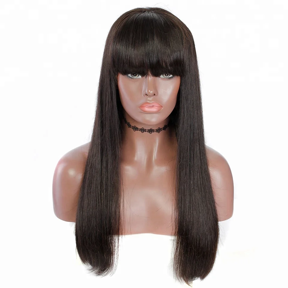 

Remy indian human hair full lace wigs for black women