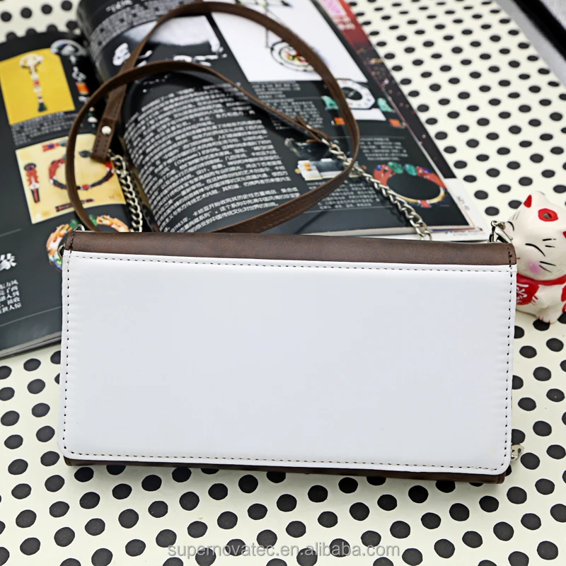 Sublimation Blanks, Sublimation Women Wallet Leather Wallet Bag, 2018 new Custom Design Wallet Case