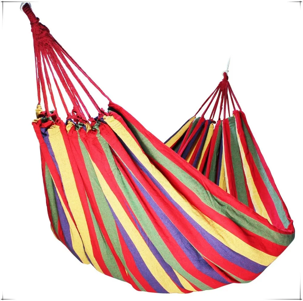Double 210t Nylon Taffeta Hammock Portable Camping Hammock Ripstop