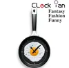 Living room creative wall clock Omelette pan pan clock table restaurant decorative wall clock