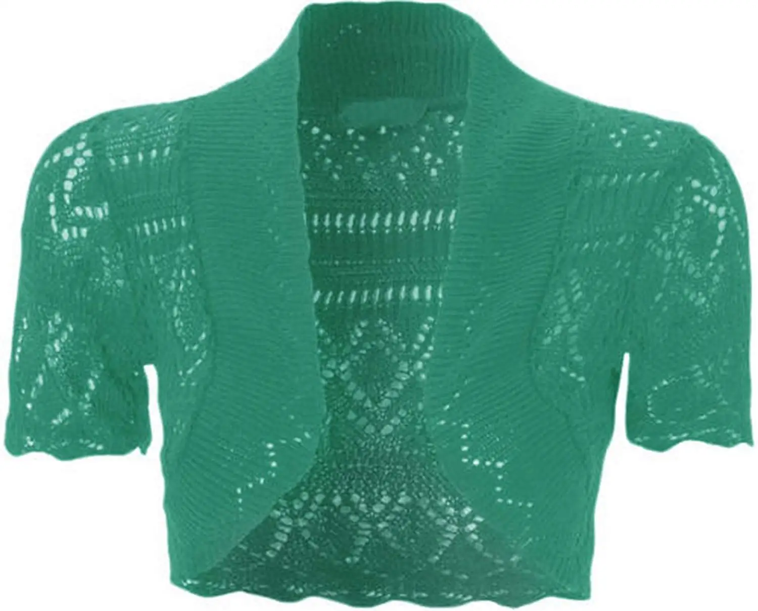green shrug cardigan