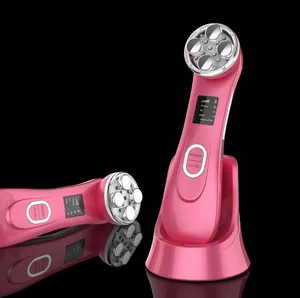 2019  Newest Device Facial RF & EMS Electroporation beauty instrument LED Ultrasonic Skin Lifting Rejuvenation Beauty