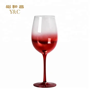 2018 Factory Direct Electroplated Bohemia Crystal Wine Glass Buy