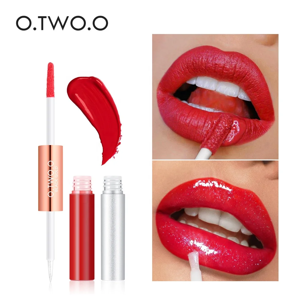

O.TWO.O Lip Cream Wholesale Long Lasting Waterproof Liquid Lipstick with Shimmer Lipgloss