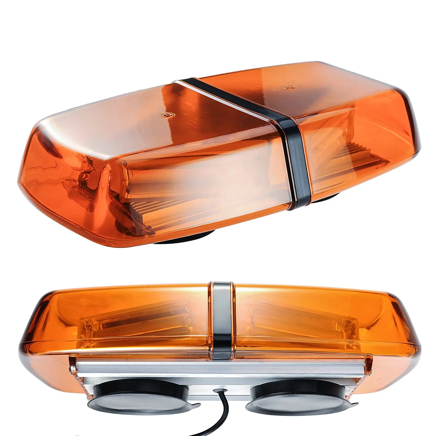 Amber LED Mini Bar 40W Waterproof led Roof Strobe Light with Strong Magnetic Base for Law Enforcement, Mini Car and Truck